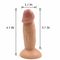 Consolador anal realista de Mini Size el 11cm con el consolador masculino del sexo del producto de la muestra libre del silicón del consolador de la vagina de la ventosa